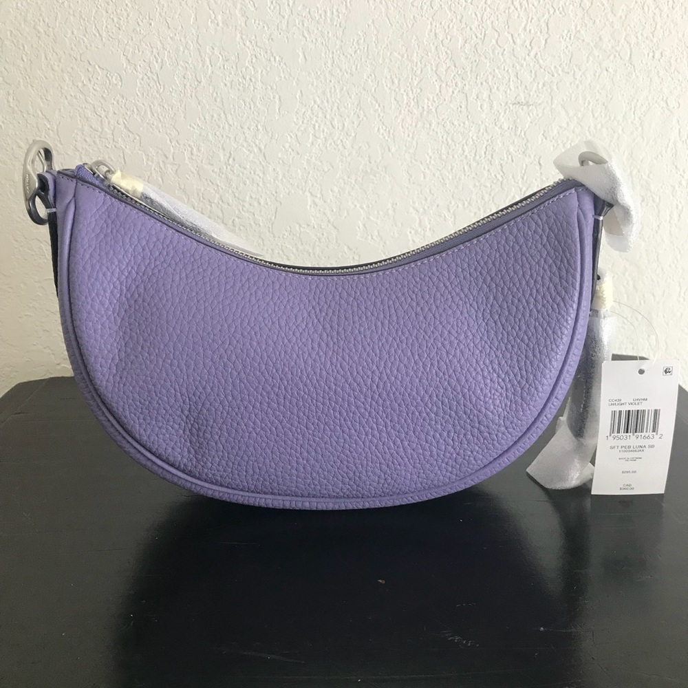 COACH Luna Shoulder Bag Light Violet